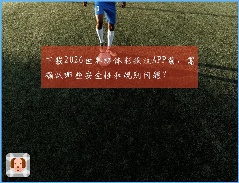 下载2026世界杯体彩投注APP前，需确认哪些安全性和规则问题？