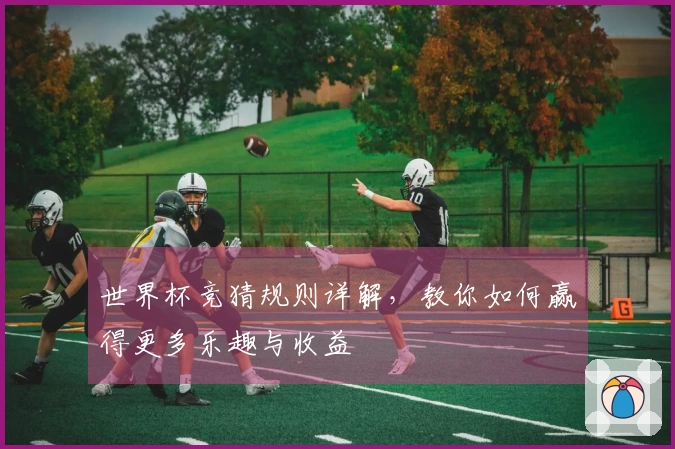 世界杯竞猜规则详解，教你如何赢得更多乐趣与收益