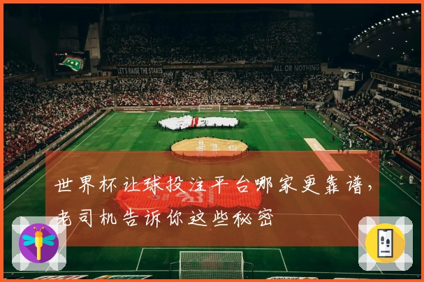 世界杯让球投注平台哪家更靠谱，老司机告诉你这些秘密